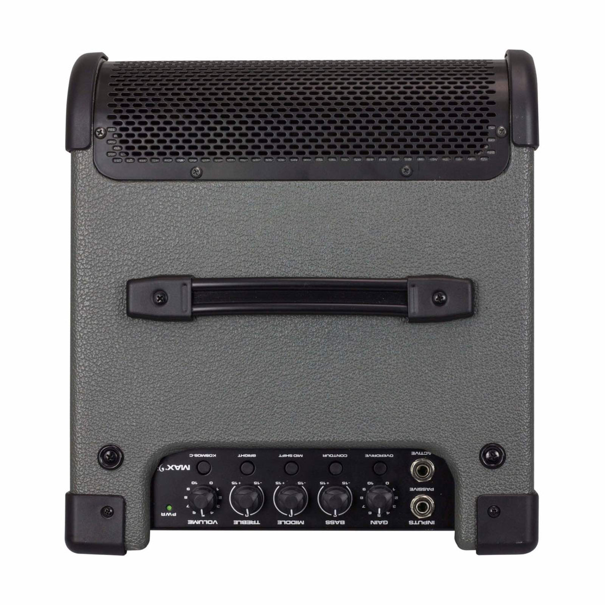 Peavey MAX 208 bosinės gitaros stiprintuvas, galinio skydelio detalės