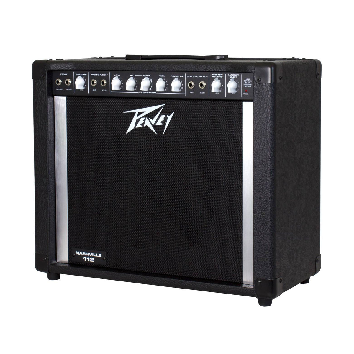Peavey Nashville 112 gitaros stiprintuvas, korpuso vaizdas iš kitos pusės