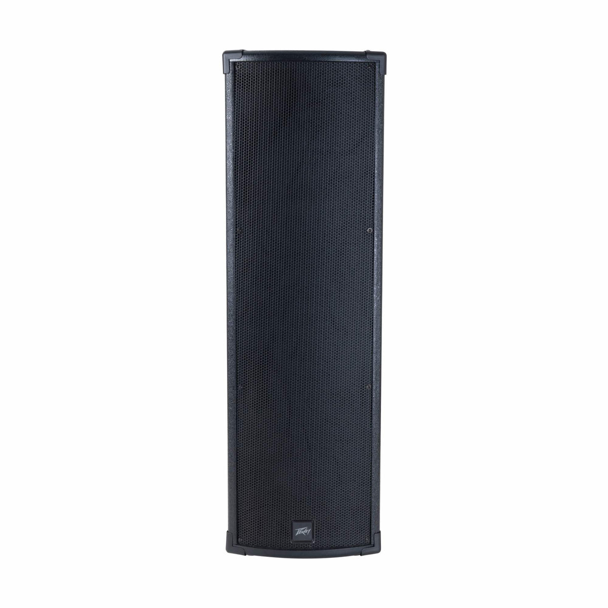 Peavey P2 BT aktyvi garso kolonėlė, priekinė dalis ir garsiakalbių grotelės