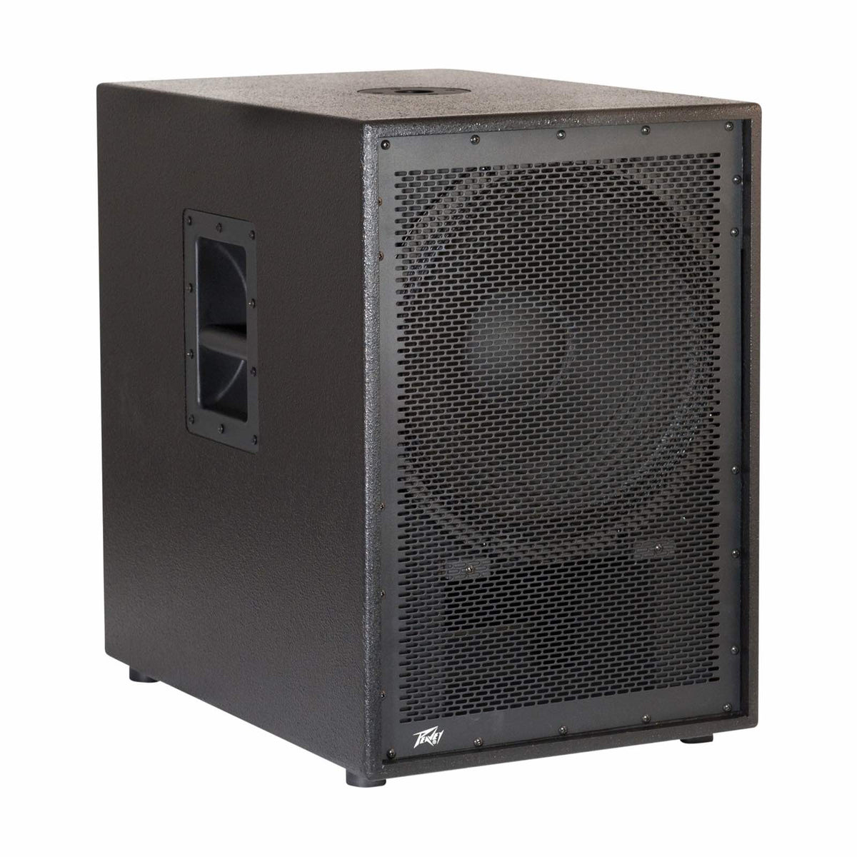 Peavey PVs 15 aktyvi žemų dažnių kolonėlė, korpusas iš kitos pusės