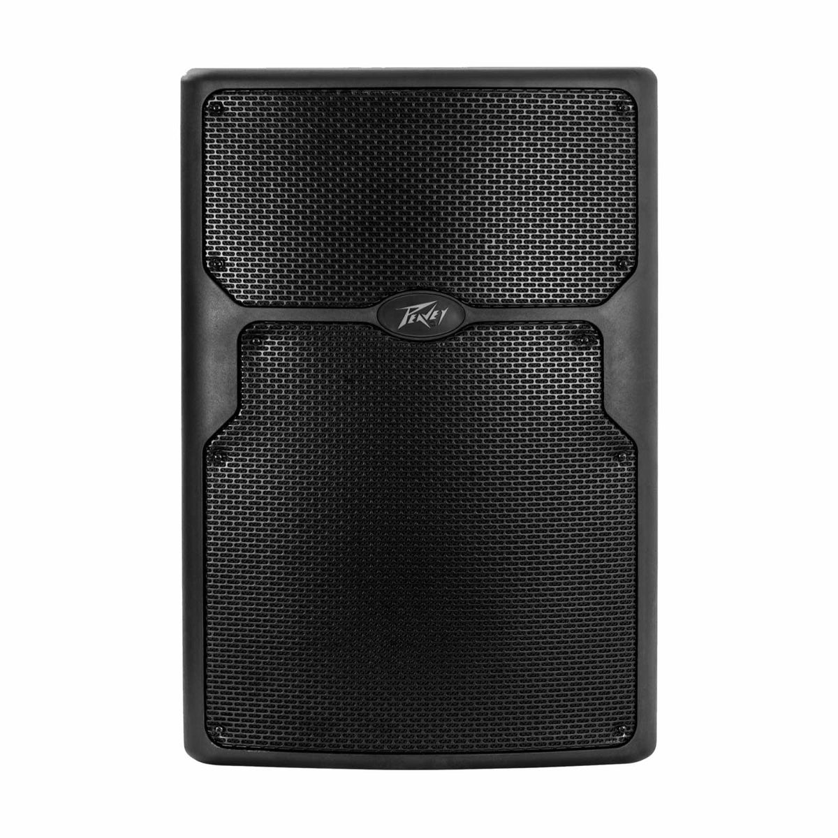 Peavey PVX 15 pasyvi garso kolonėlė, priekinė dalis ir garsiakalbių grotelės