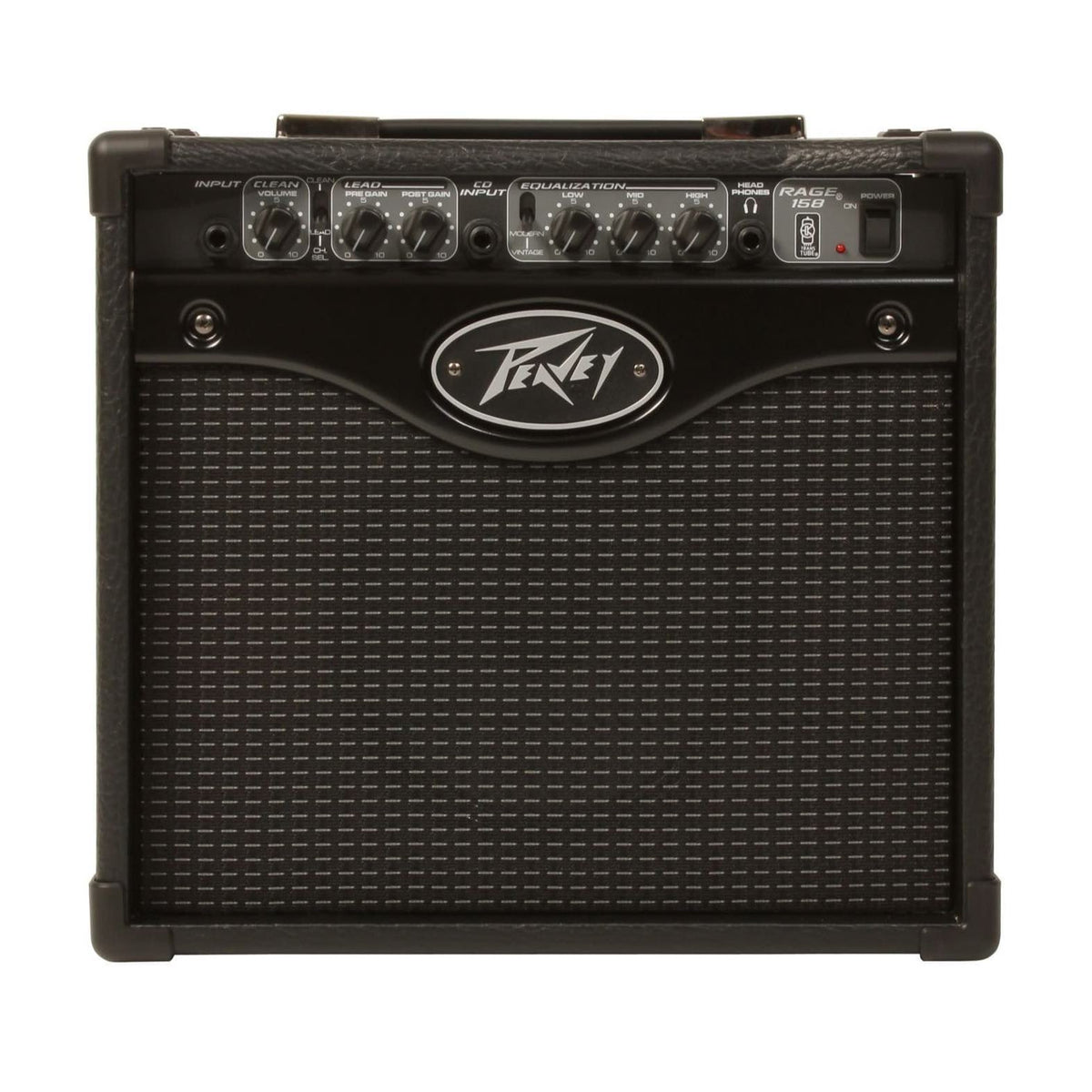 Peavey Rage 158 gitaros stiprintuvas, priekinė dalis ir garsiakalbis