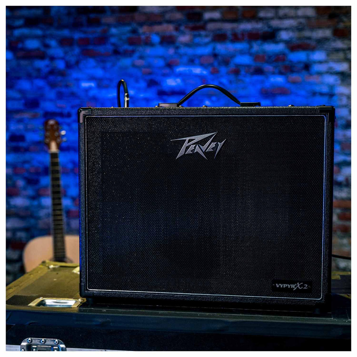 Peavey VYPYR X2 gitaros stiprintuvas, stiprintuvas pastatytas grojimo aplinkoje