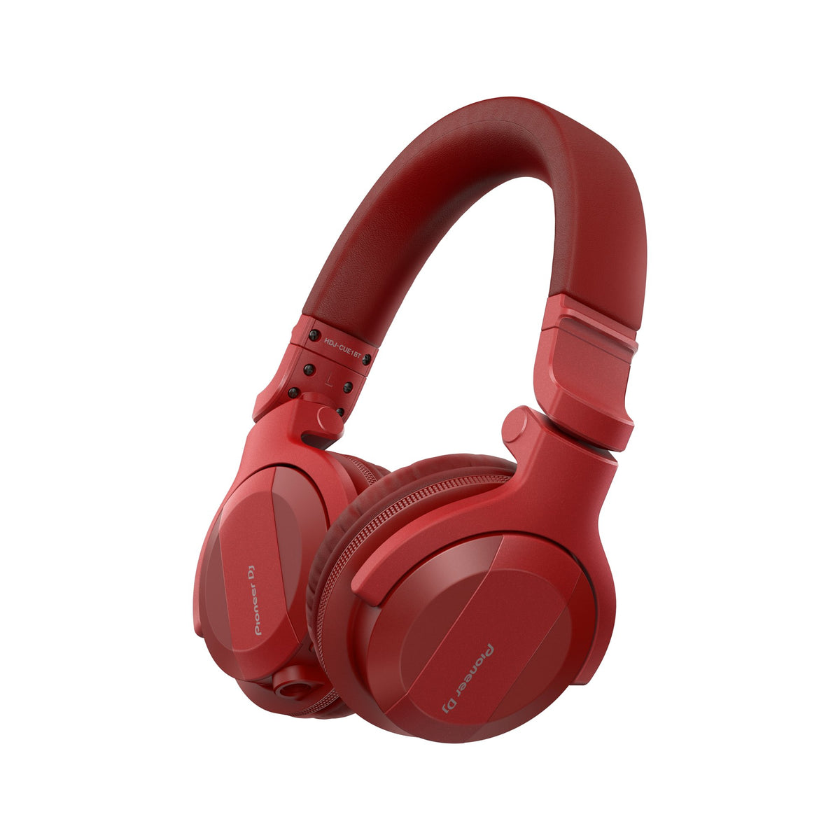Pioneer DJ HDJ-CUE1BT-R DJ Headphones, red, angled overview