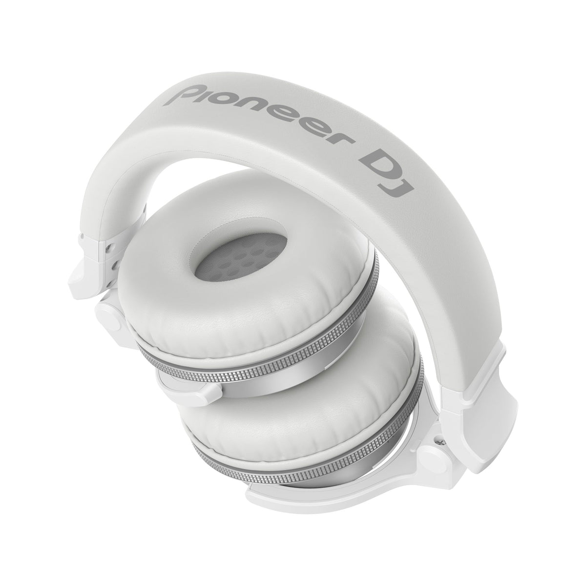 Pioneer DJ HDJ-CUE1BT-W DJ Headphones, white, folded headphones