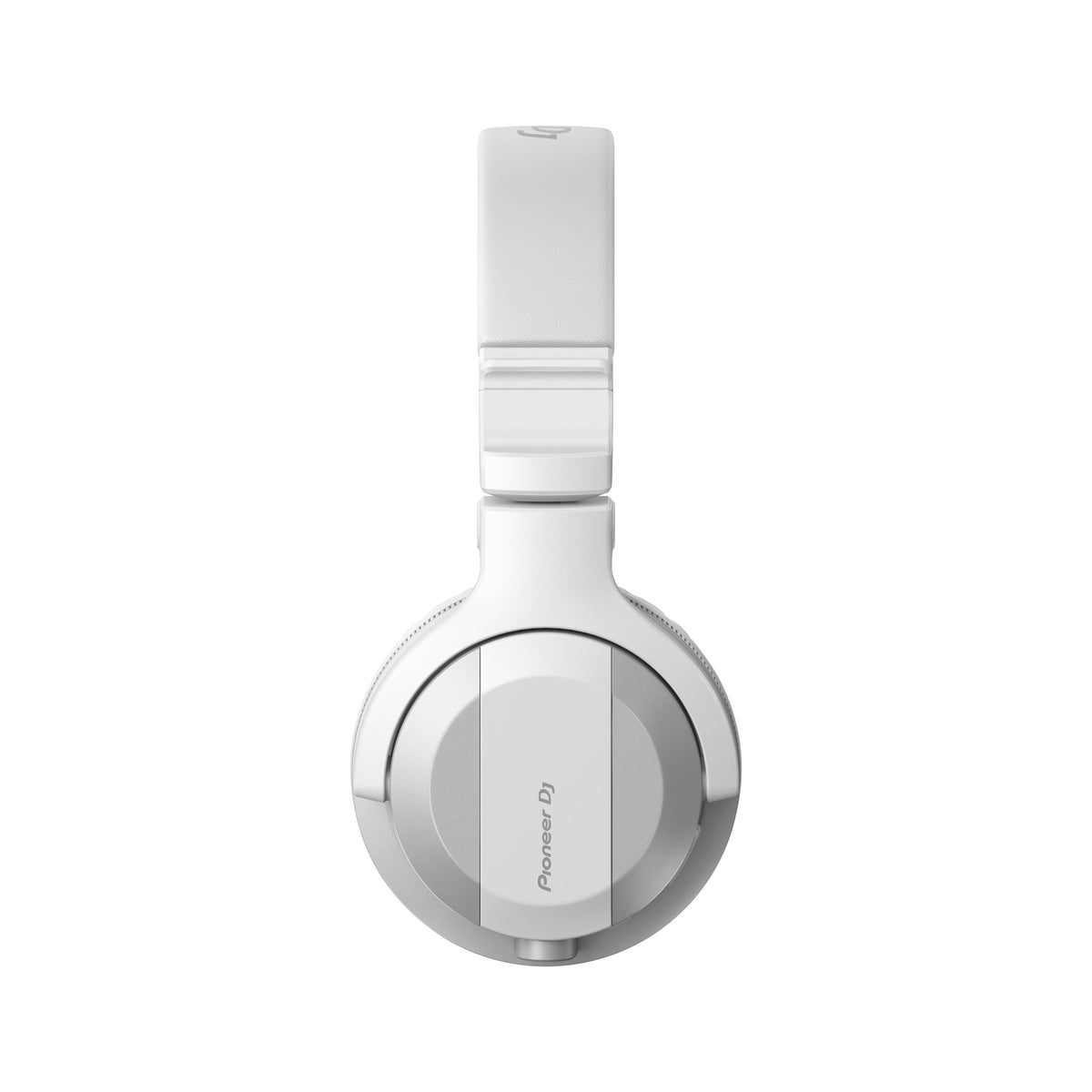 Pioneer DJ HDJ-CUE1BT-W DJ Headphones, white, side view of the ear cup