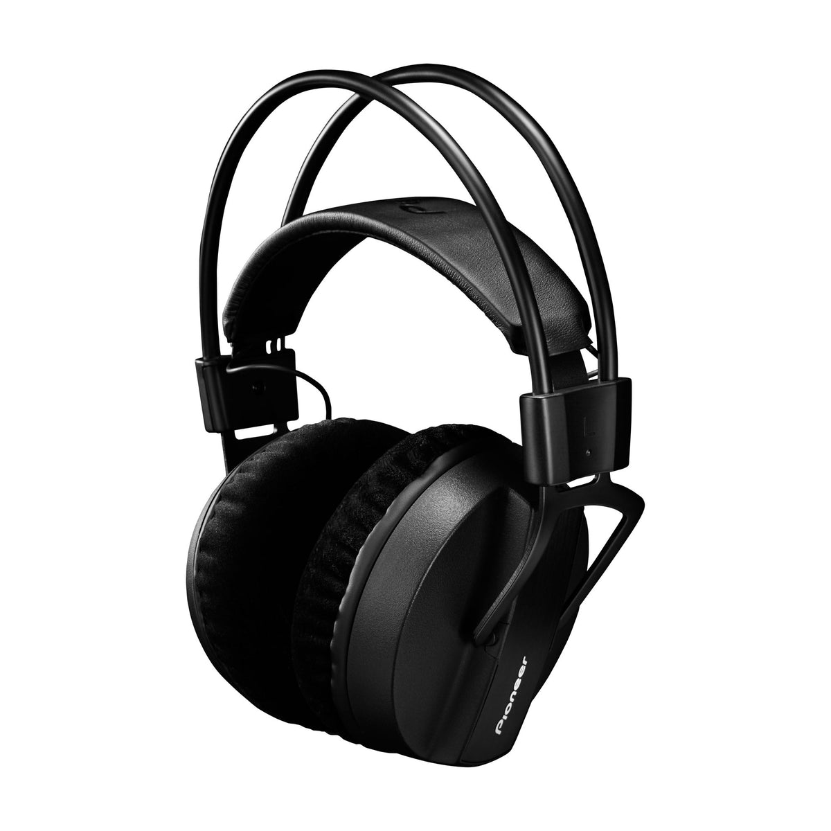Pioneer DJ HRM-7 studijinės ausinės, bendras vaizdas kampu
