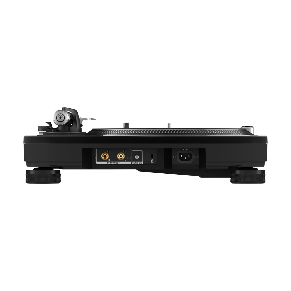 Pioneer DJ PLX-1000 turntable, rear connections