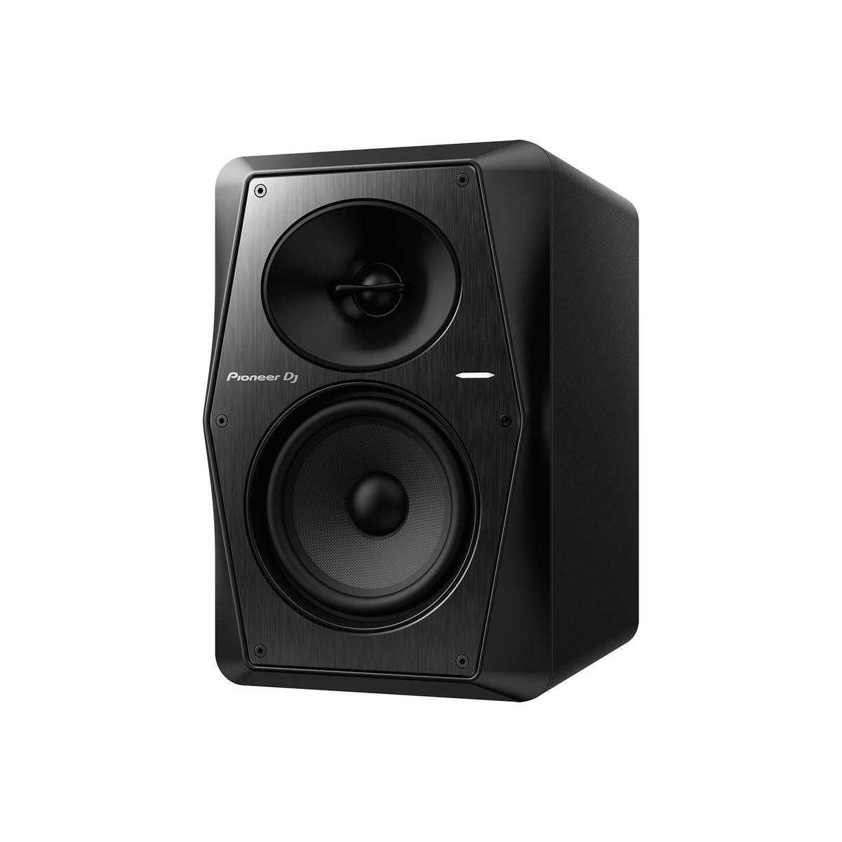 Pioneer DJ VM-50 studijinis monitorius, juoda spalva, bendras vaizdas kampu