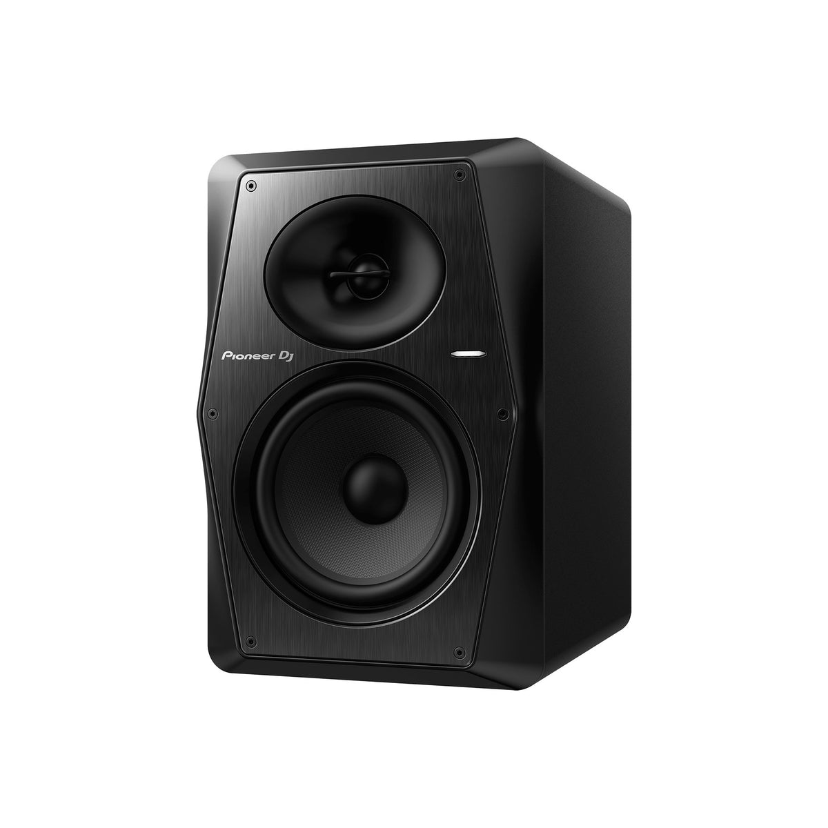 Pioneer DJ VM-70 studijinis monitorius, juoda spalva, bendras vaizdas kampu
