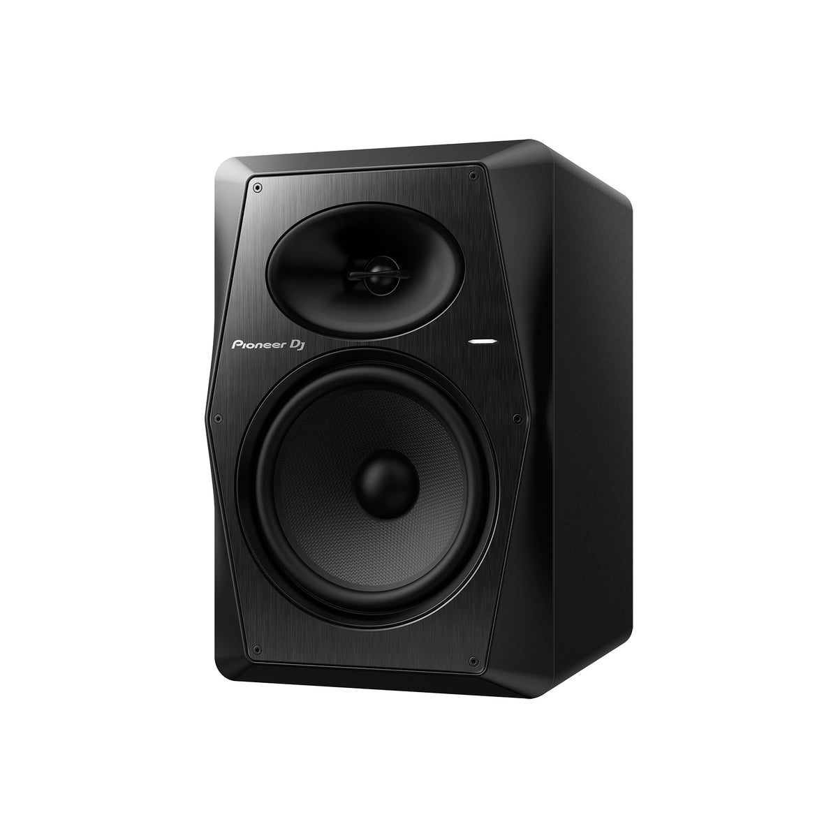 Pioneer DJ VM-80 studijinis monitorius, juoda spalva, bendras vaizdas kampu