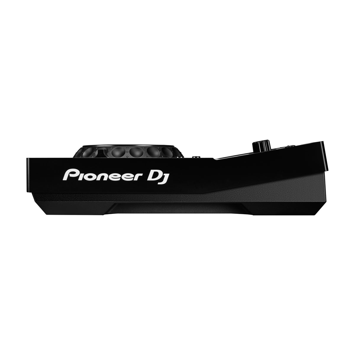Pioneer DJ XDJ-700 DJ Player, side view without stand