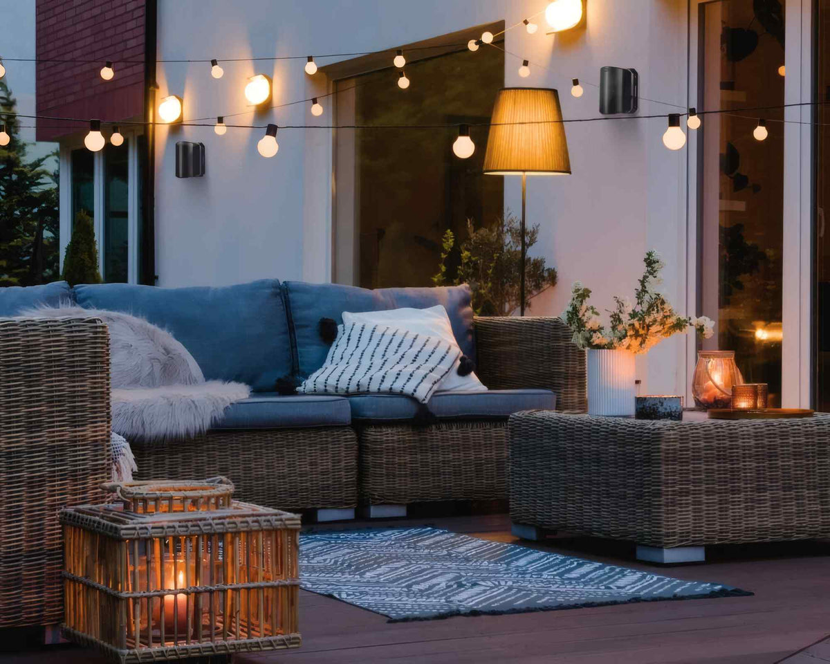 Polk Audio Atrium 5 lauko garso kolonėlė, naudojimas terasoje