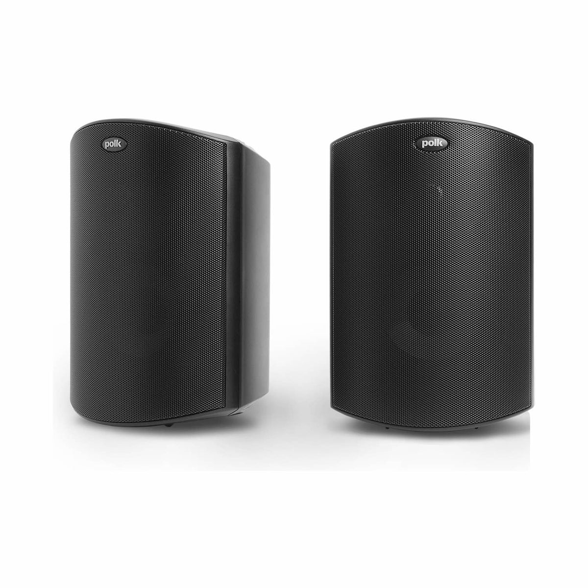 Polk Audio Atrium 6 juodos spalvos lauko garso kolonėlė, pora su grotelėmis