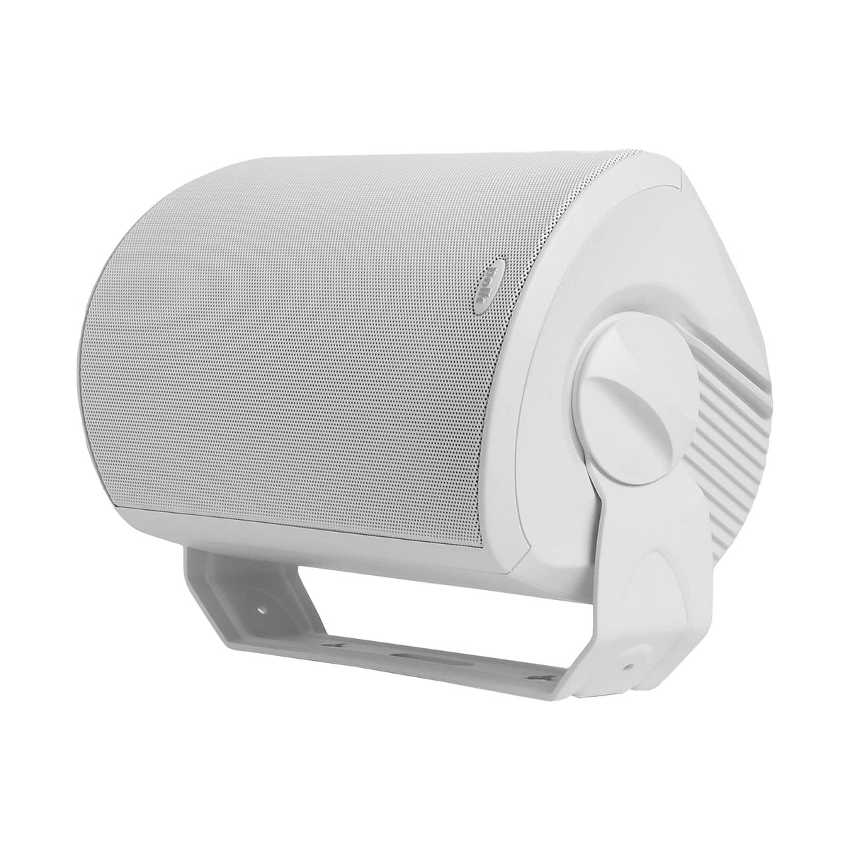 Polk Audio Atrium 6 baltos spalvos lauko garso kolonėlė, šonas su laikikliu