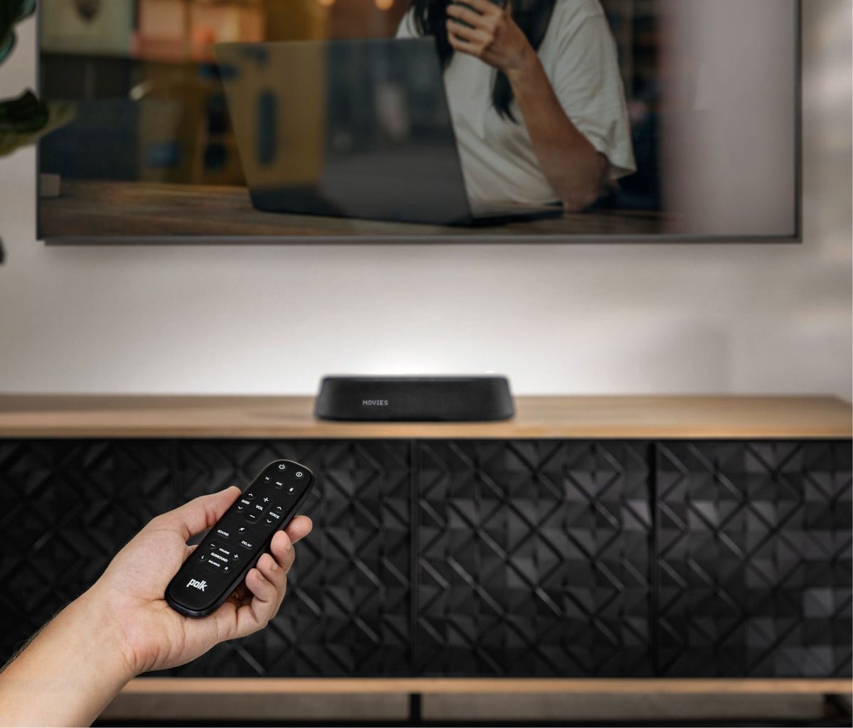 Polk Audio MagniFi Mini AX Soundbar garso sistema, sistema prie televizoriaus