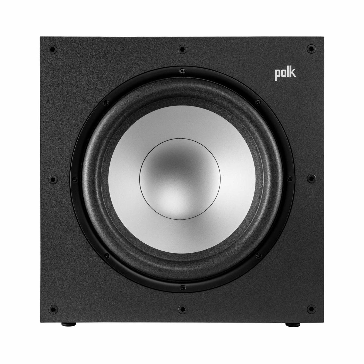 Polk Audio Monitor XT12 powered subwoofer front view without grille