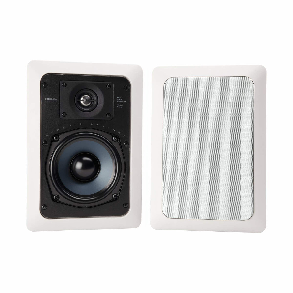 Polk Audio RC55i sieninė kolonėlė, priekis be grotelių