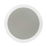 Polk Audio RC80i lubinė kolonėlė, priekis su baltomis grotelėmis