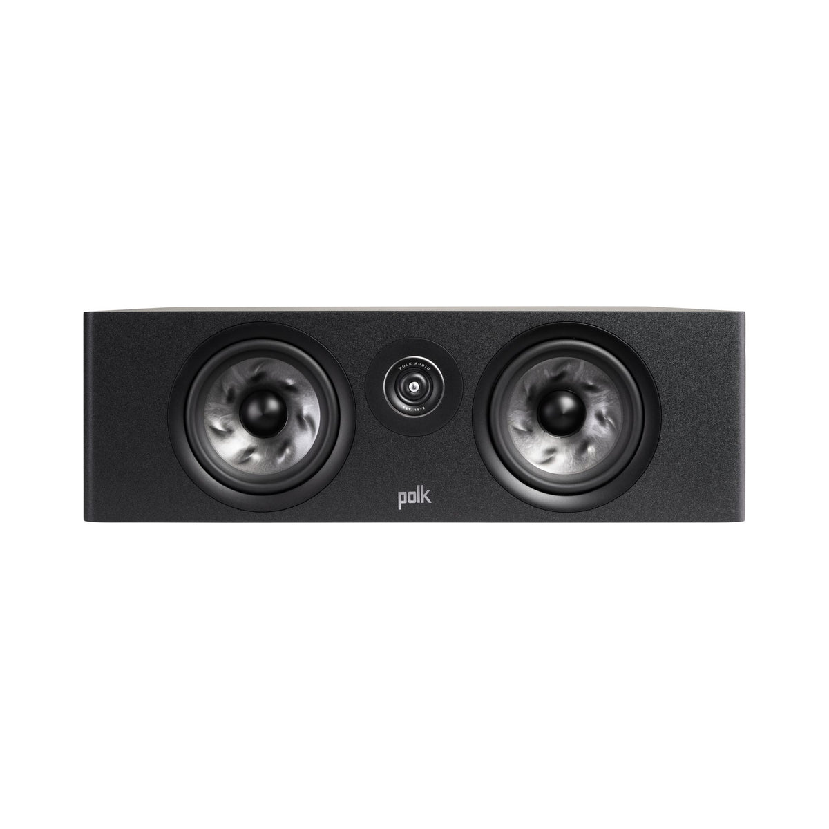 Polk Audio Reserve R400 juodos spalvos centrinė kolonėlė, priekis be grotelių