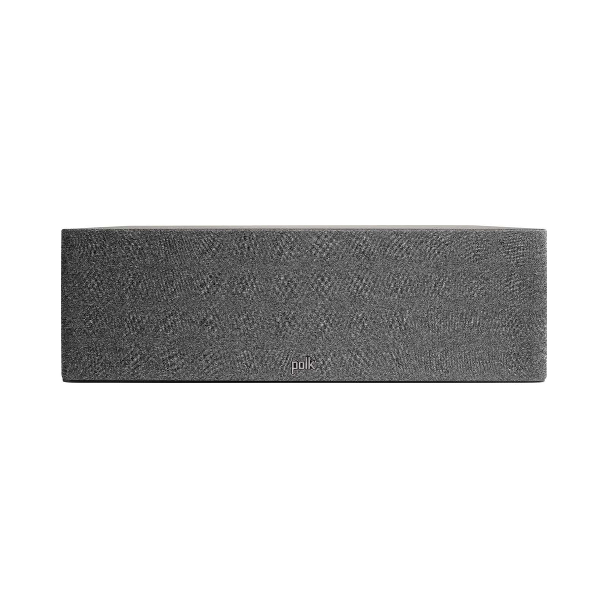 Polk Audio Reserve R400 juodos spalvos centrinė kolonėlė, priekis su grotelėmis