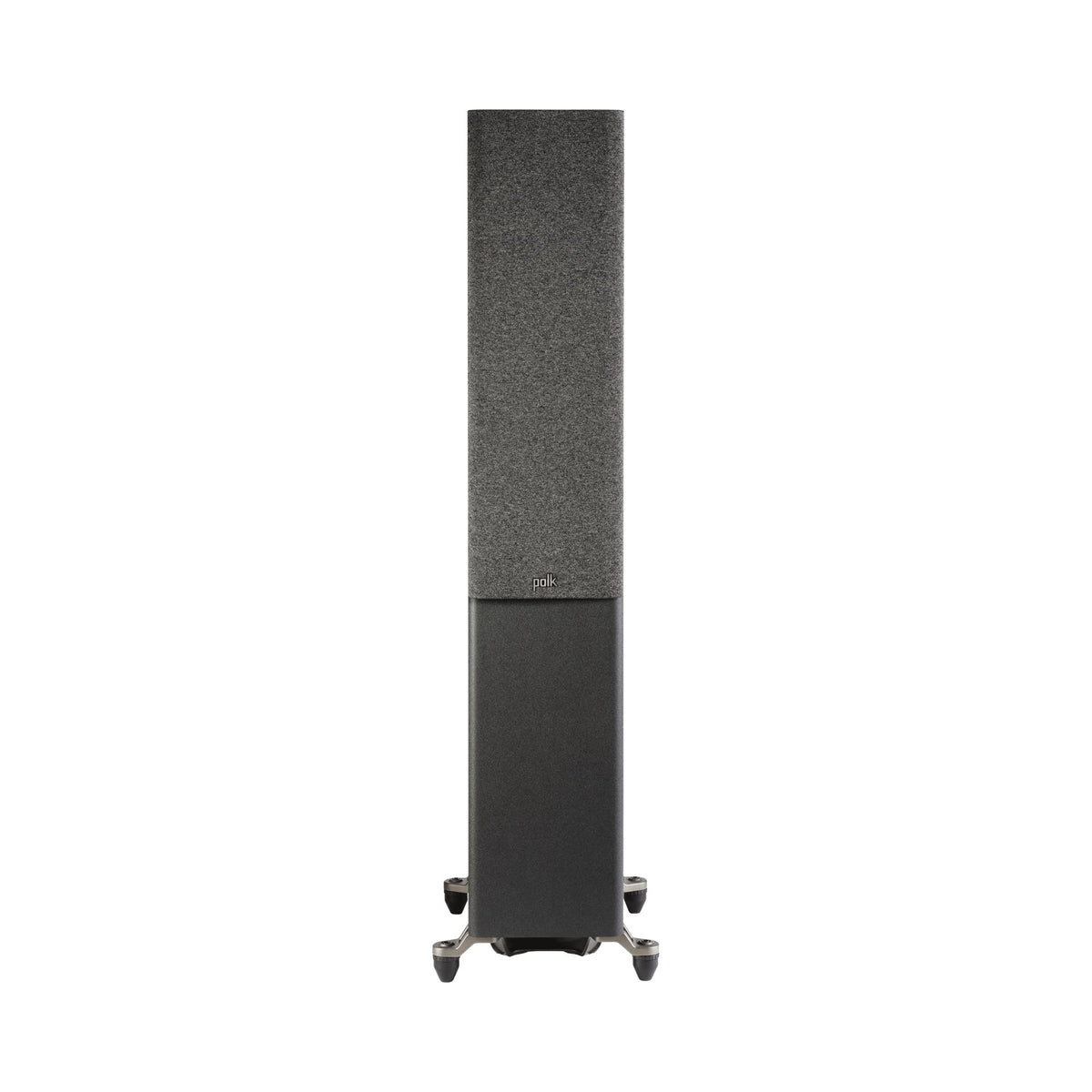 Polk Audio Reserve R600 juodos spalvos grindinė kolonėlė, priekis su grotelėmis
