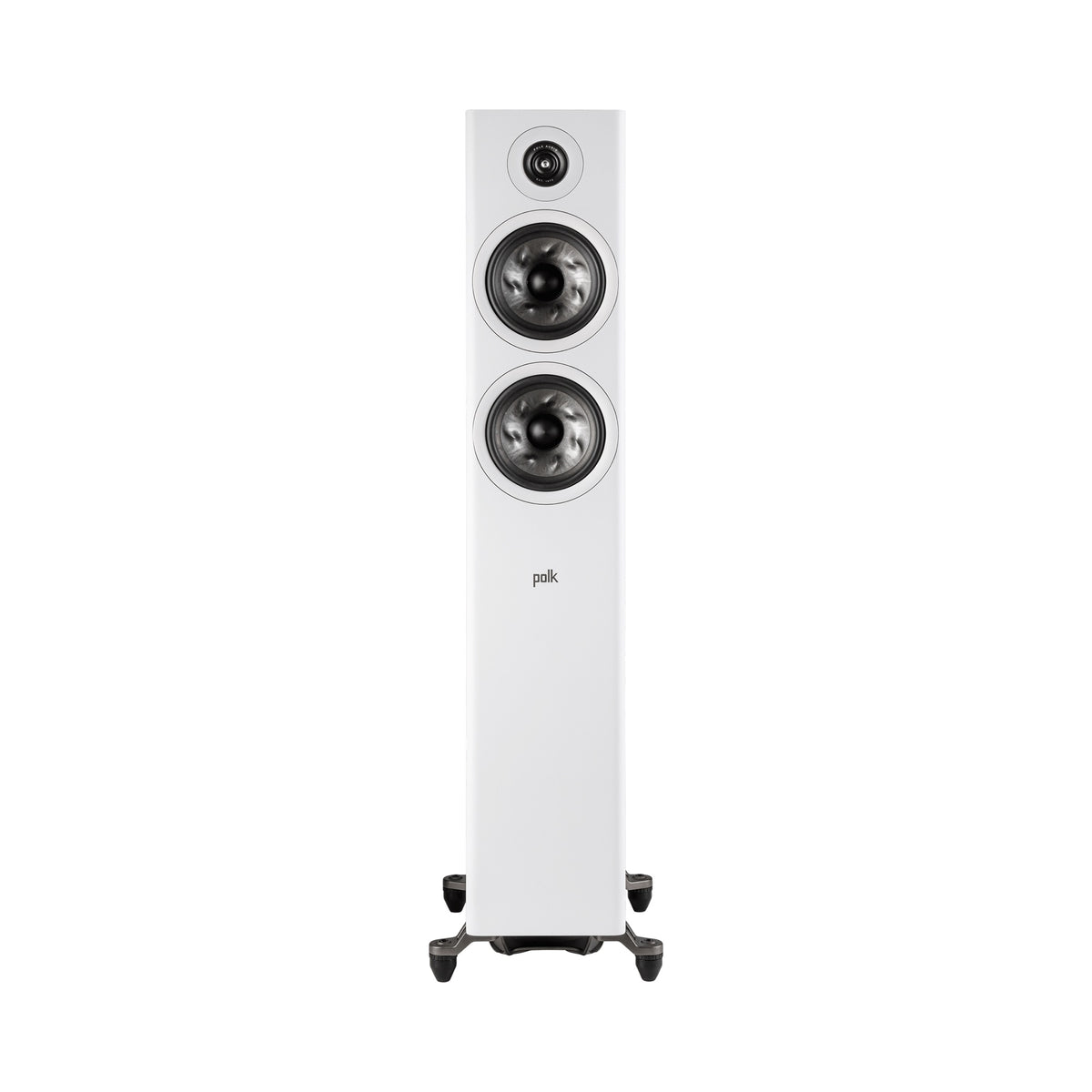 Polk Audio Reserve R600 baltos spalvos grindinė kolonėlė, priekis be grotelių