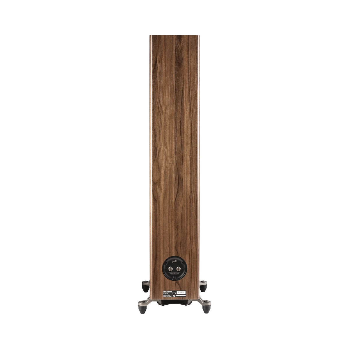 Polk Audio Reserve R600 riešutmedžio apdailos grindinė kolonėlė, galinė pusė