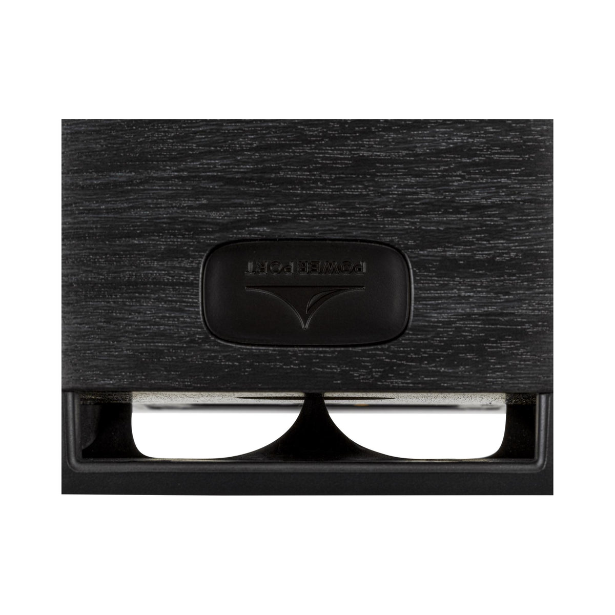 Polk Audio Signature Elite ES10 black bookshelf speakers, Power Port detail
