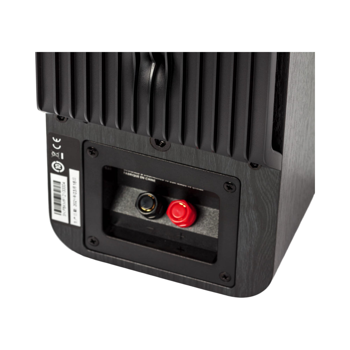 Polk Audio Signature Elite ES10 black bookshelf speakers, connection detail