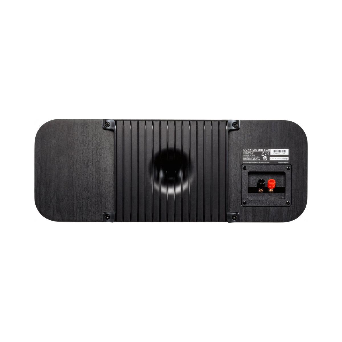 Polk Audio Signature Elite ES30 juodos centrinės kolonėlės, galinė pusė
