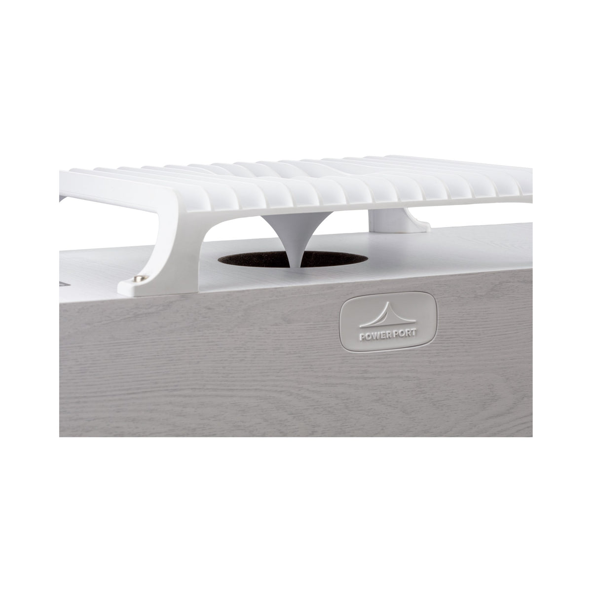 Polk Audio Signature Elite ES30 baltos centrinės kolonėlės, „Power Port“ detalė