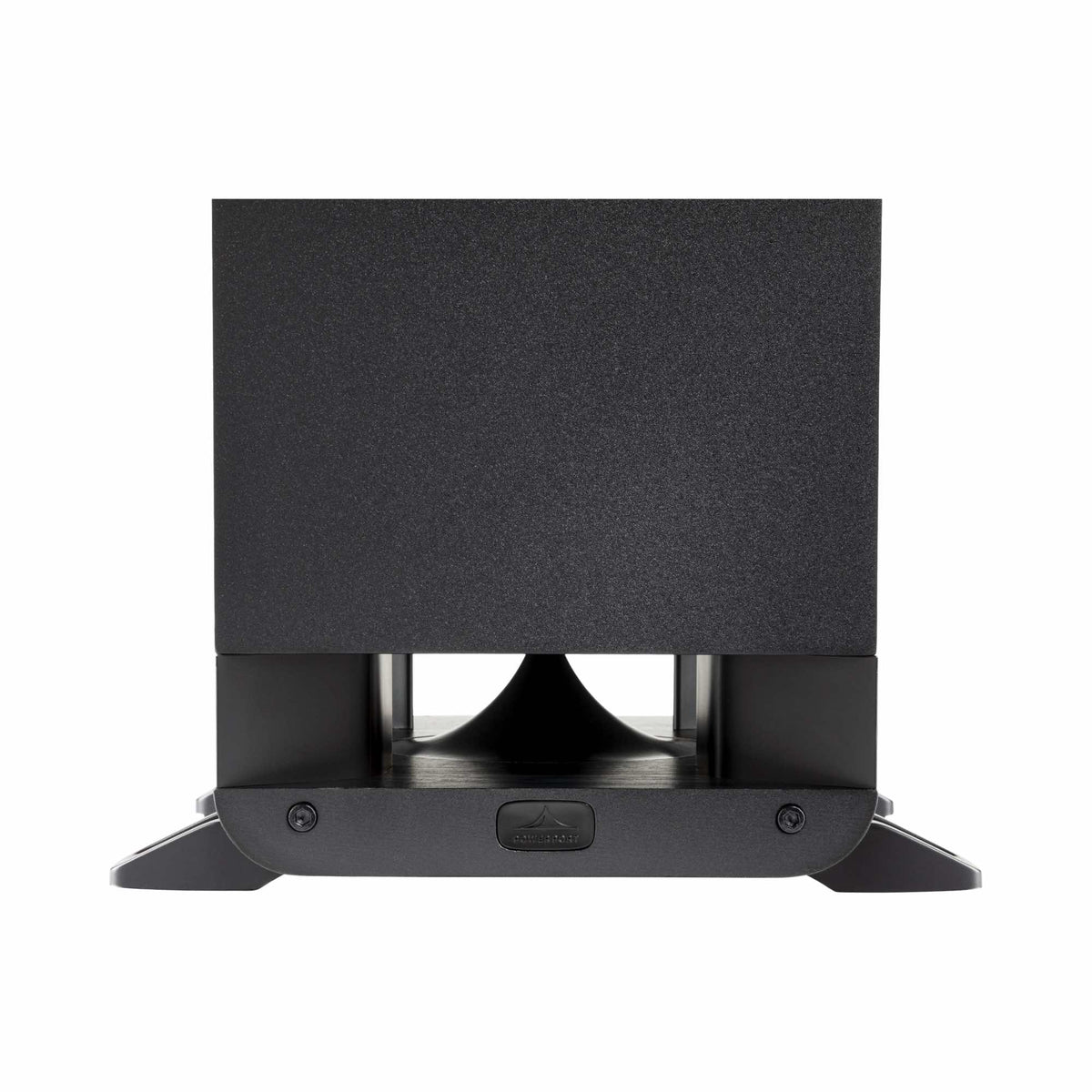 Polk Audio Signature Elite ES50 black floorstanding speaker, base and Power Port detail