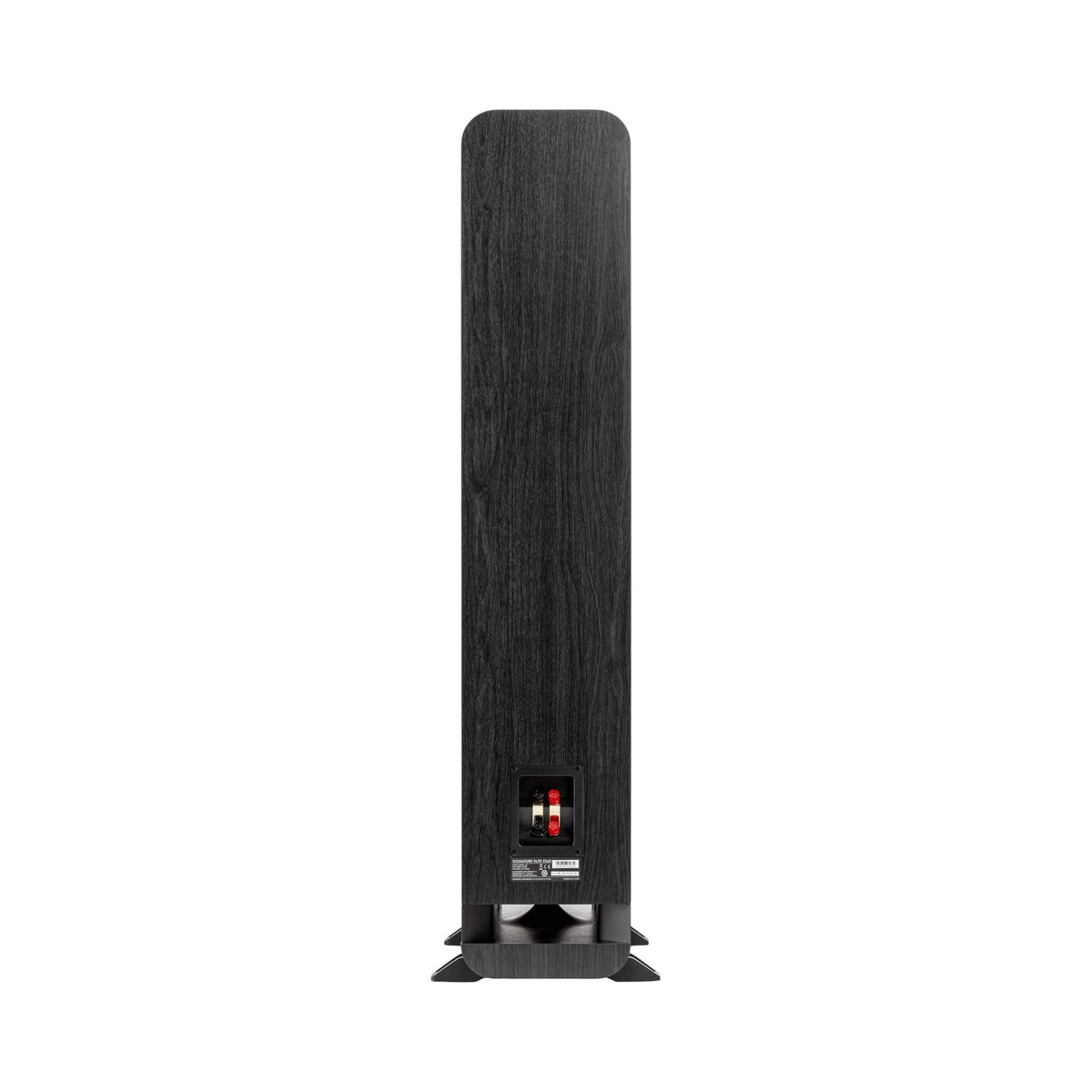 Polk Audio Signature Elite ES60 black floorstanding speaker, rear view