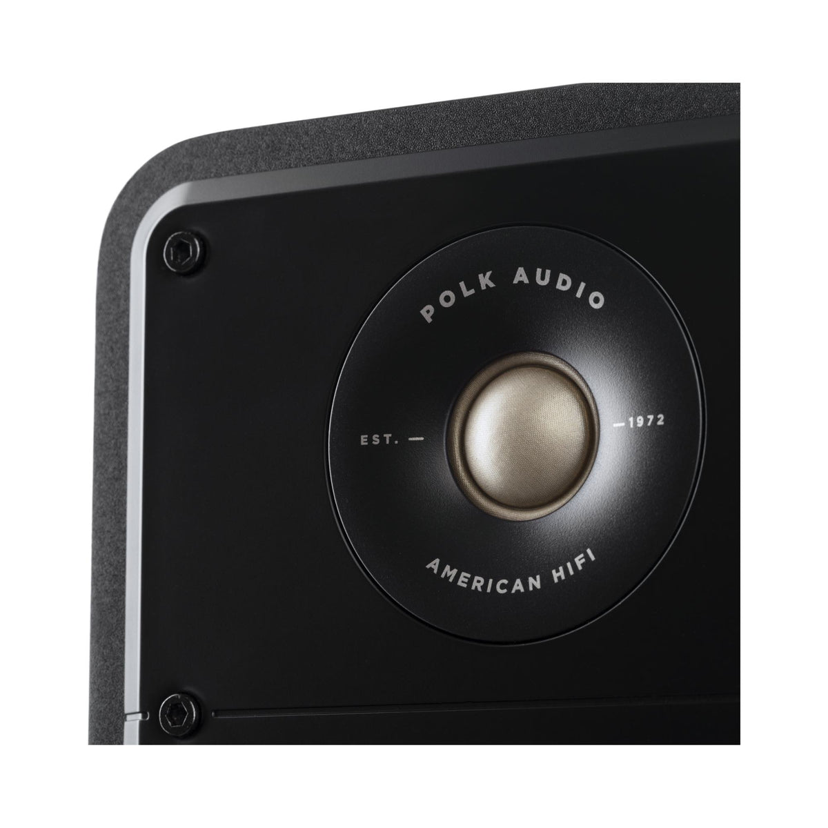 Polk Audio Signature Elite ES60 black floorstanding speaker, driver detail