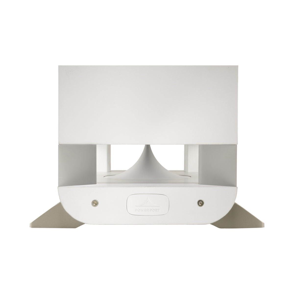 Polk Audio Signature Elite ES60 white floorstanding speaker, base and Power Port detail