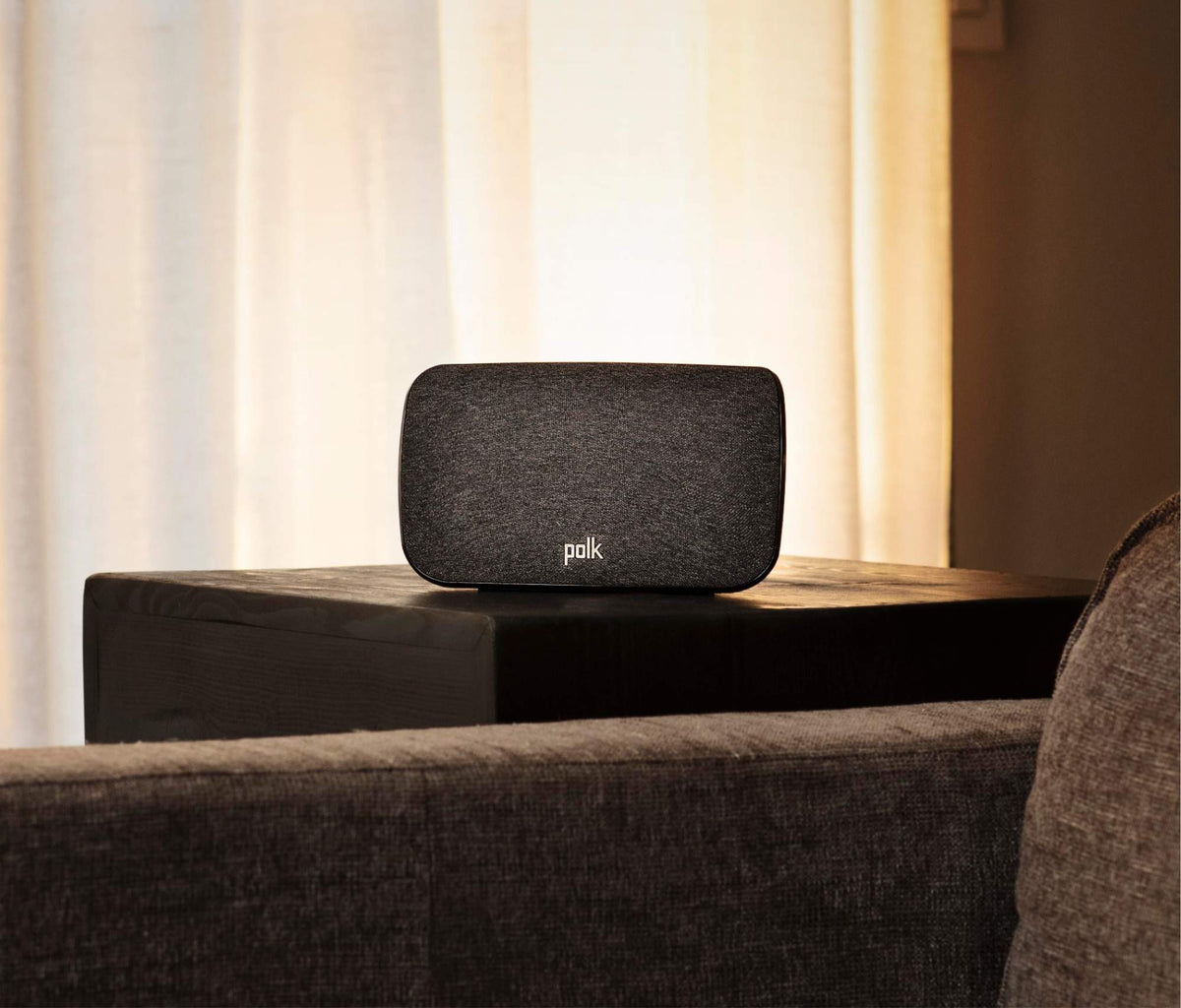 Polk Audio SR2 galinės garso kolonėlės, kolonėlė svetainėje