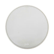 Polk Audio V60 Slim lubinė kolonėlė, baltos grotelės, vaizdas iš priekio
