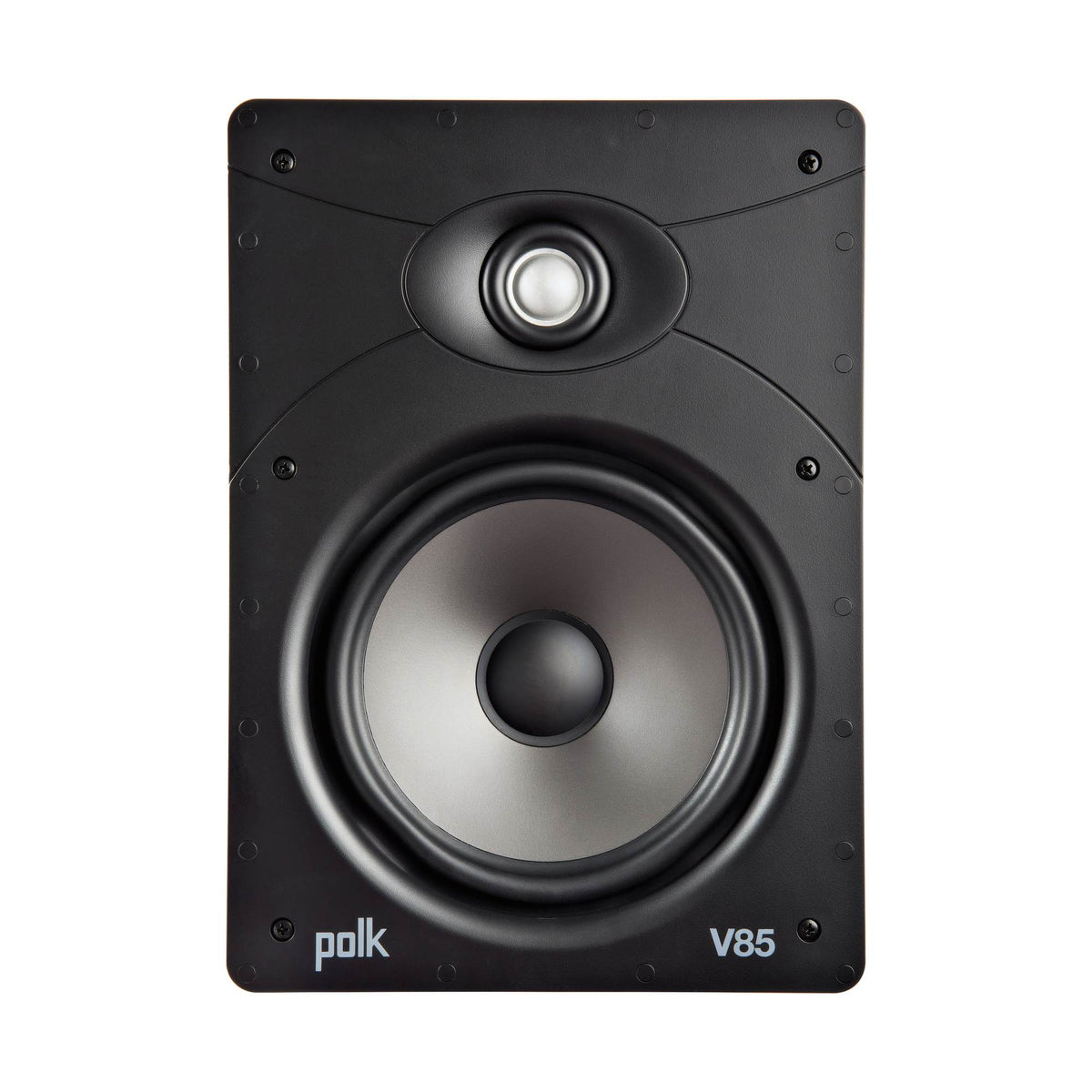 Polk Audio V85 į sieną įmontuojama kolonėlė, priekis be grotelių
