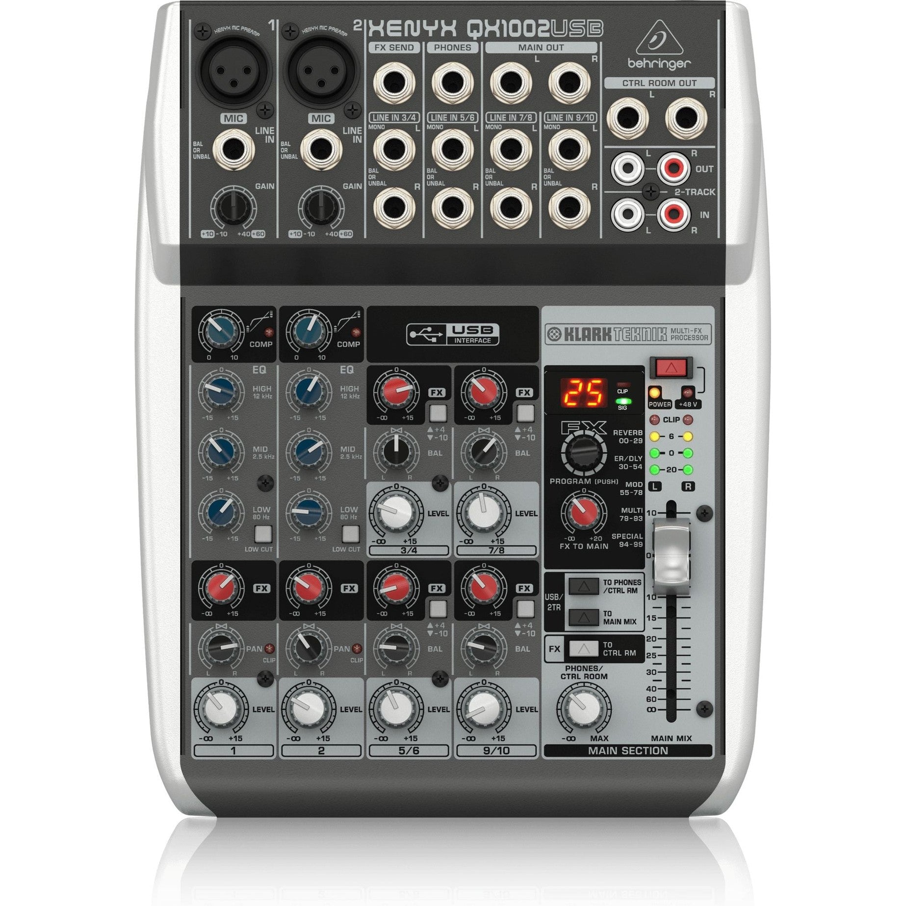 BEHRINGER XENYX QX1002USB Mikšerinis pultas