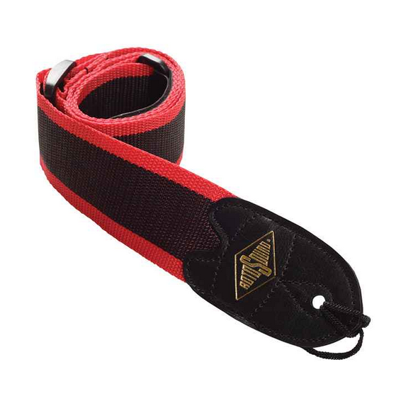 ROTOSOUND STR10 Gitaros diržas juodas/raudonas