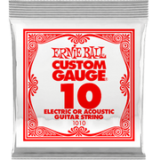 ERNIE BALL 1010.010 PLAIN STEEL ELECTRIC OR ACOUSTIC Styga 1 vnt