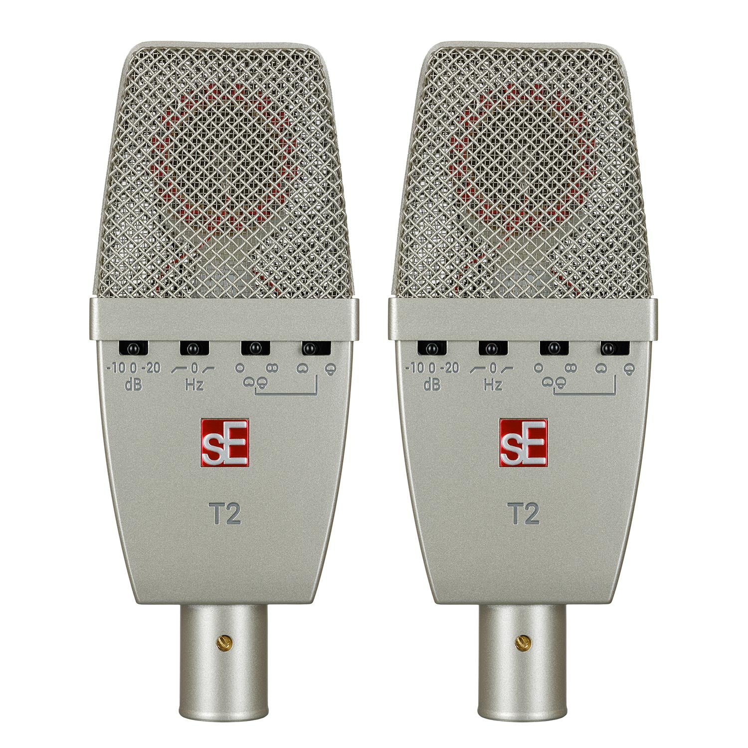 sE Electronics T2 didelės membranos kondensatorinis mikrofonas (suderinta pora)