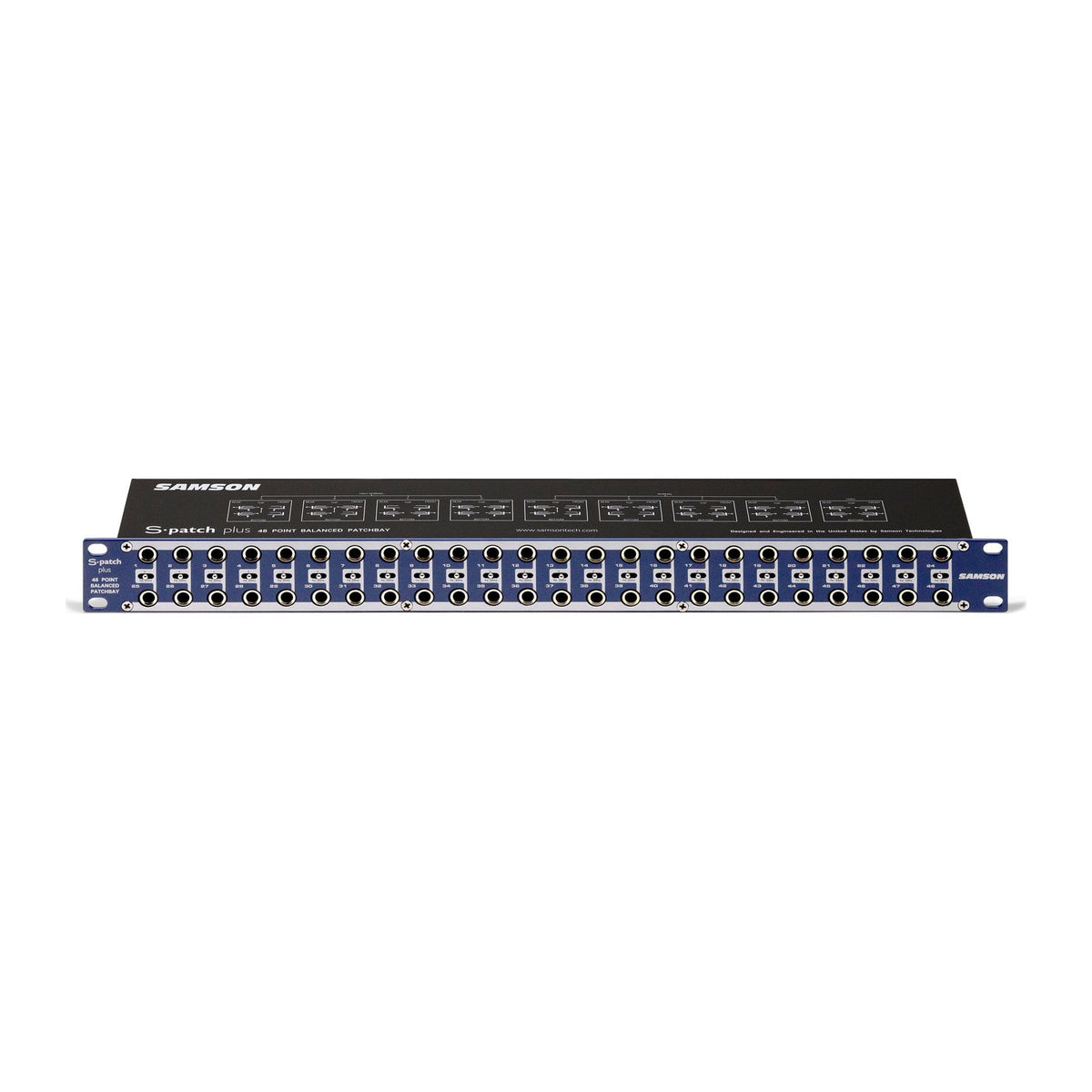 Samson S-Patch Plus front mode switches and TRS connections