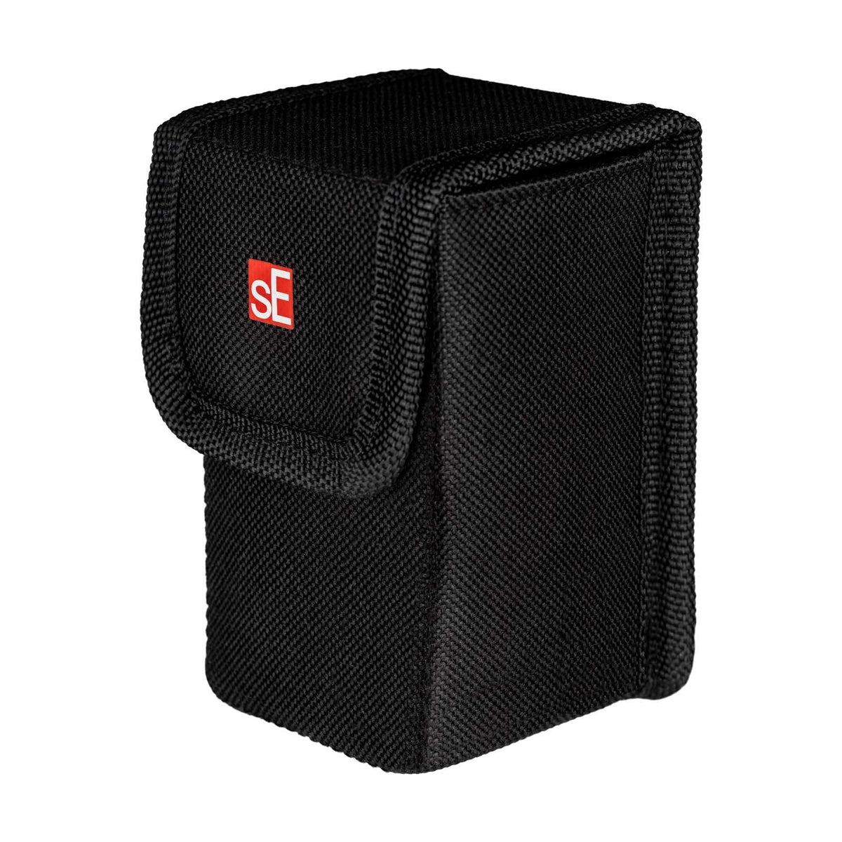 sE Electronics MP03 padded capsule pouch, angled view