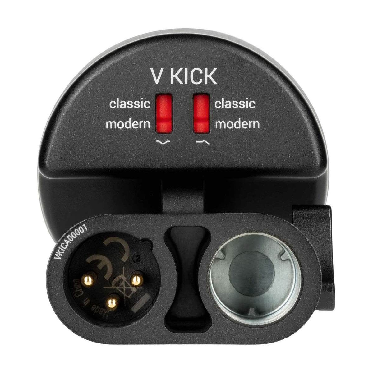 sE Electronics V-KICK galinė dalis su tembro jungikliais ir XLR jungtimi