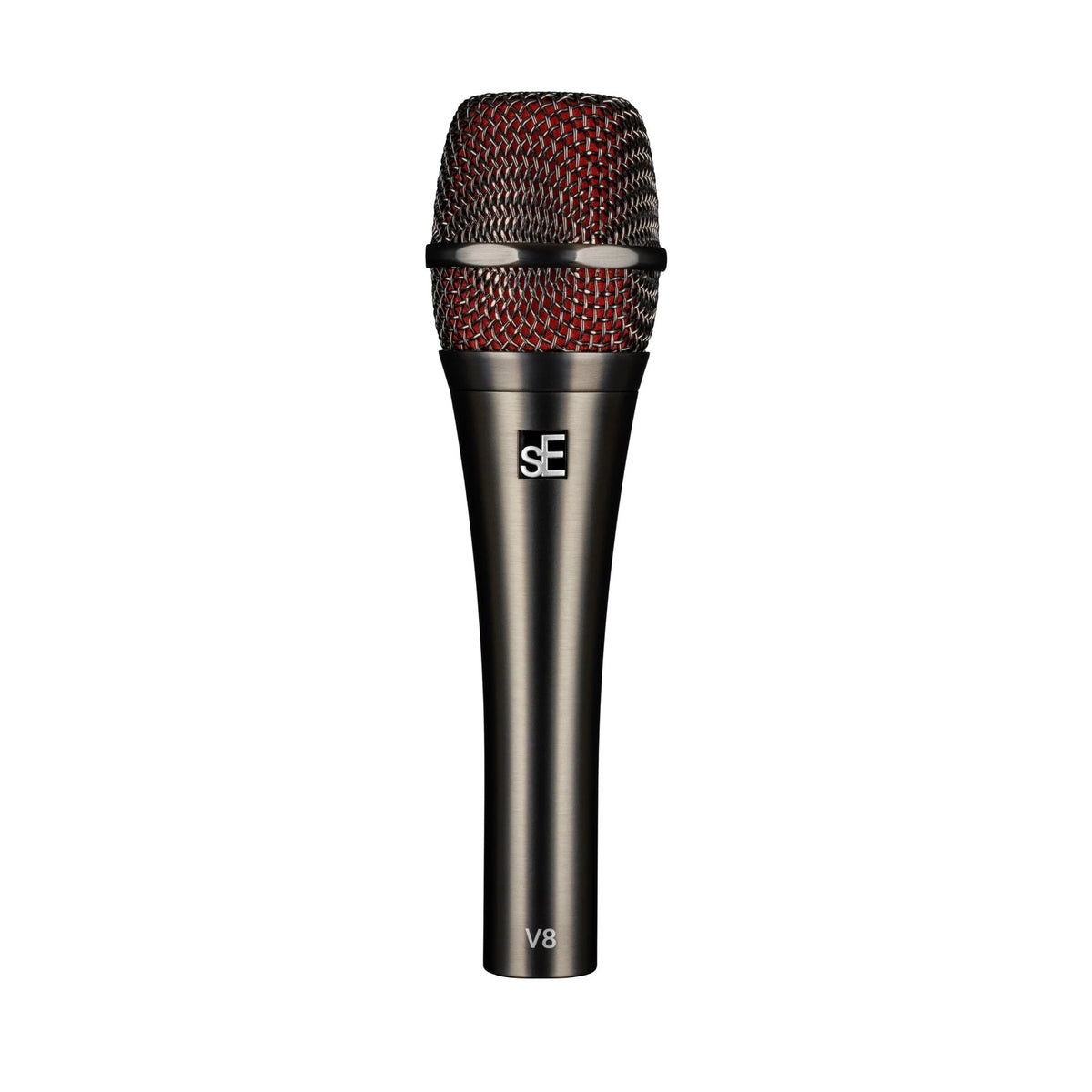 sE Electronics V8 Dynamic Microphone, Graphite Gray, front view