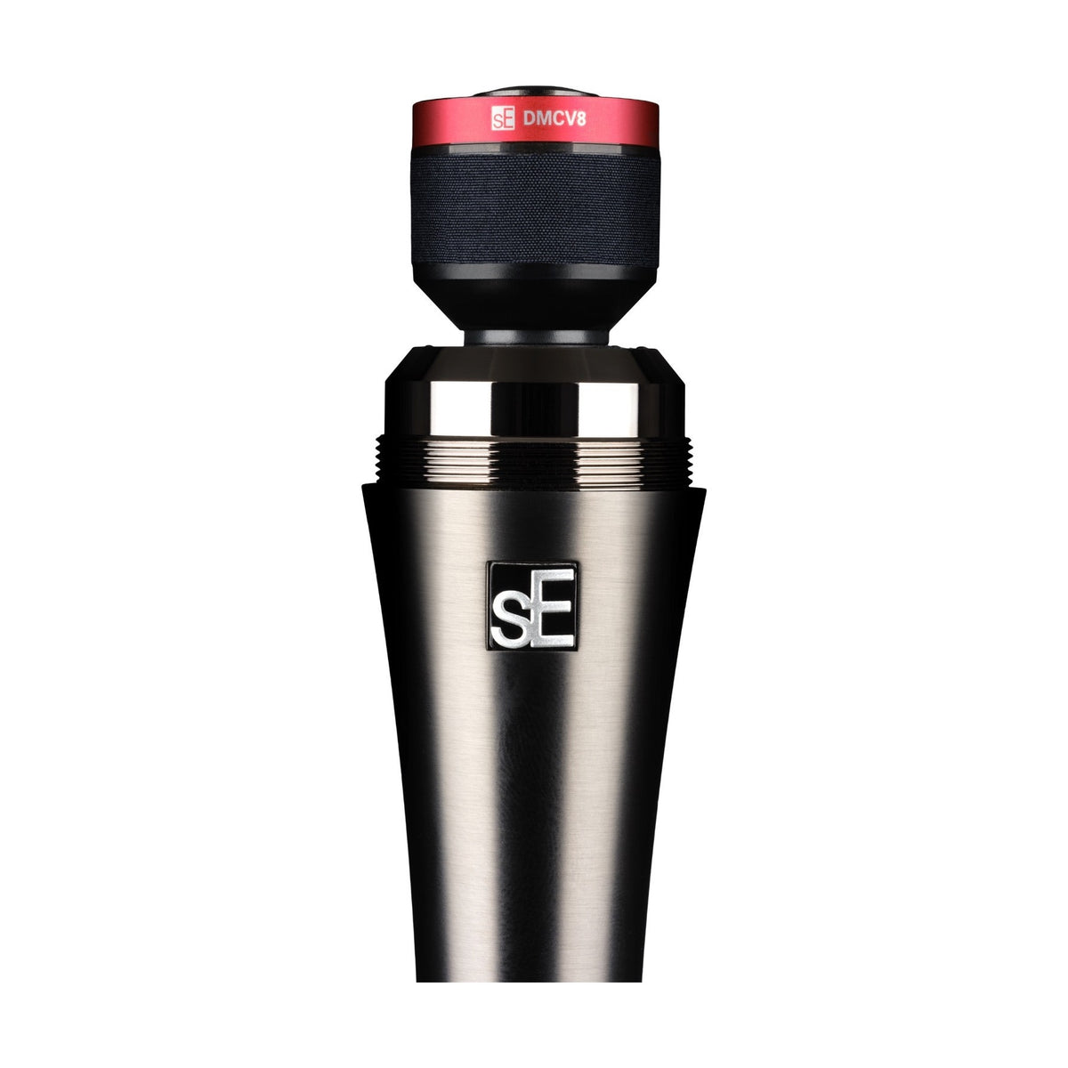 sE Electronics V8 Dynamic Microphone, Graphite Gray, capsule and body connection