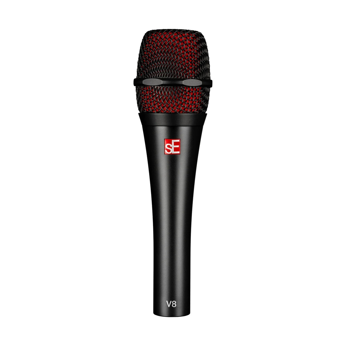 sE Electronics V8 Dynamic Microphone, Black, front view