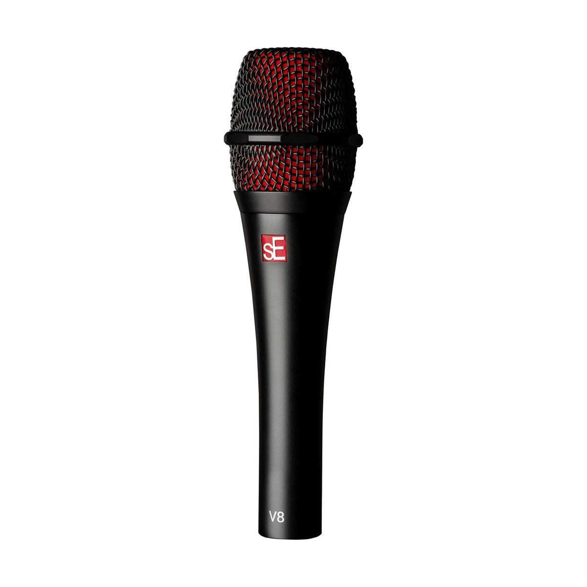 sE Electronics V8 Dynamic Microphone, Black, angled view
